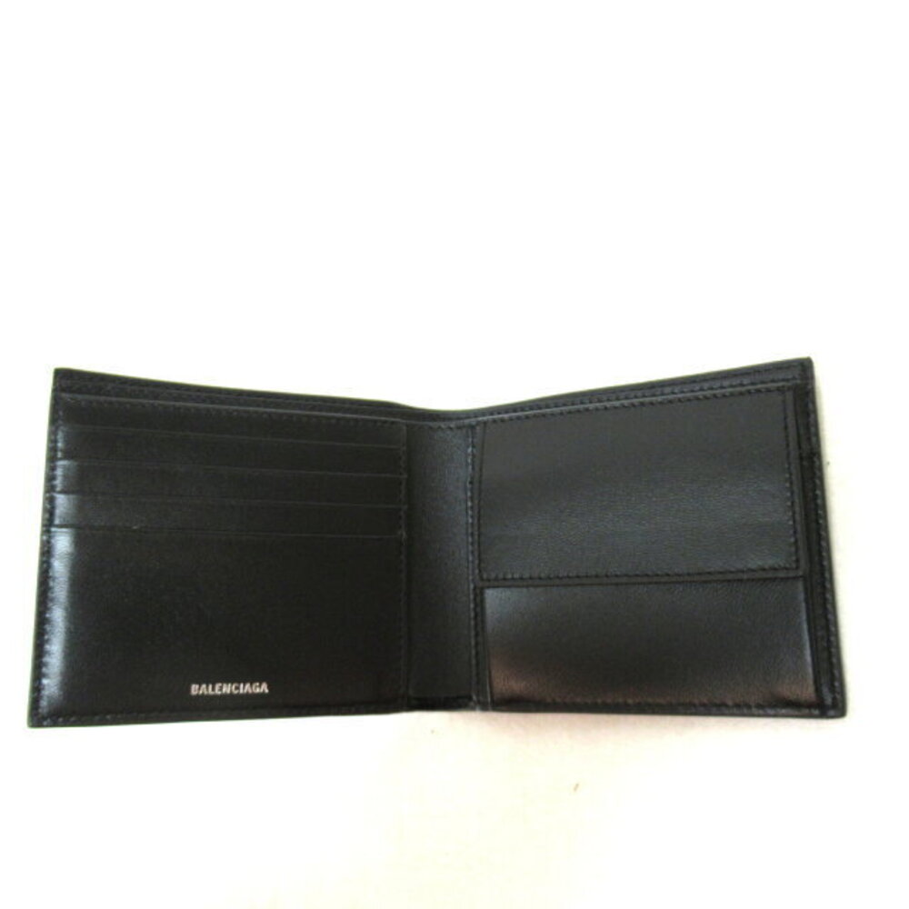 Balenciaga Bifold Black Leather Wallet - Picture 3 of 9